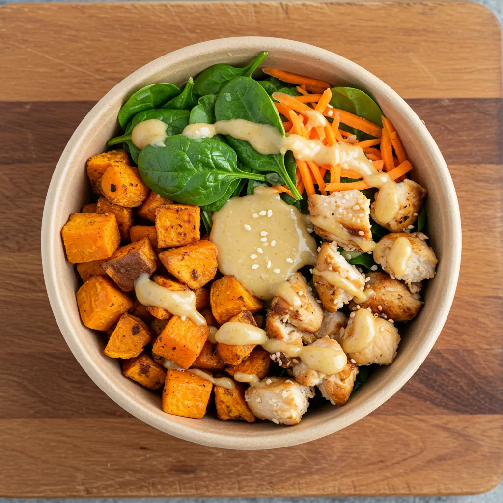 Chicken and Sweet Potato Bowls - secondary view